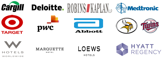 A bunch of logos that are on top of each other